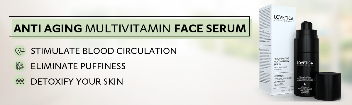 Anti Aging Face Serum with Vitamin C & Hyaluronic Acid